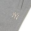 MLB Knitted Sweatpants Unisex Gray Thickened Cuffed Pants 3ATPB0116-50MGS