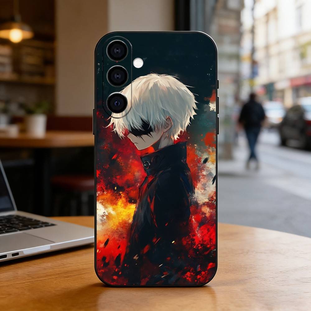 Anime Tokyo Ghoul Kaneki Ken Phone Case For Samsung Galaxy A73,A72,A71,A70,A53,A52,A51,Others Soft Black Cover