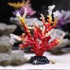 Ручная работа Коралловый Аквариумный Орнамент Красочные Водные Растения Рифовый Камень Ландшафт Настольный