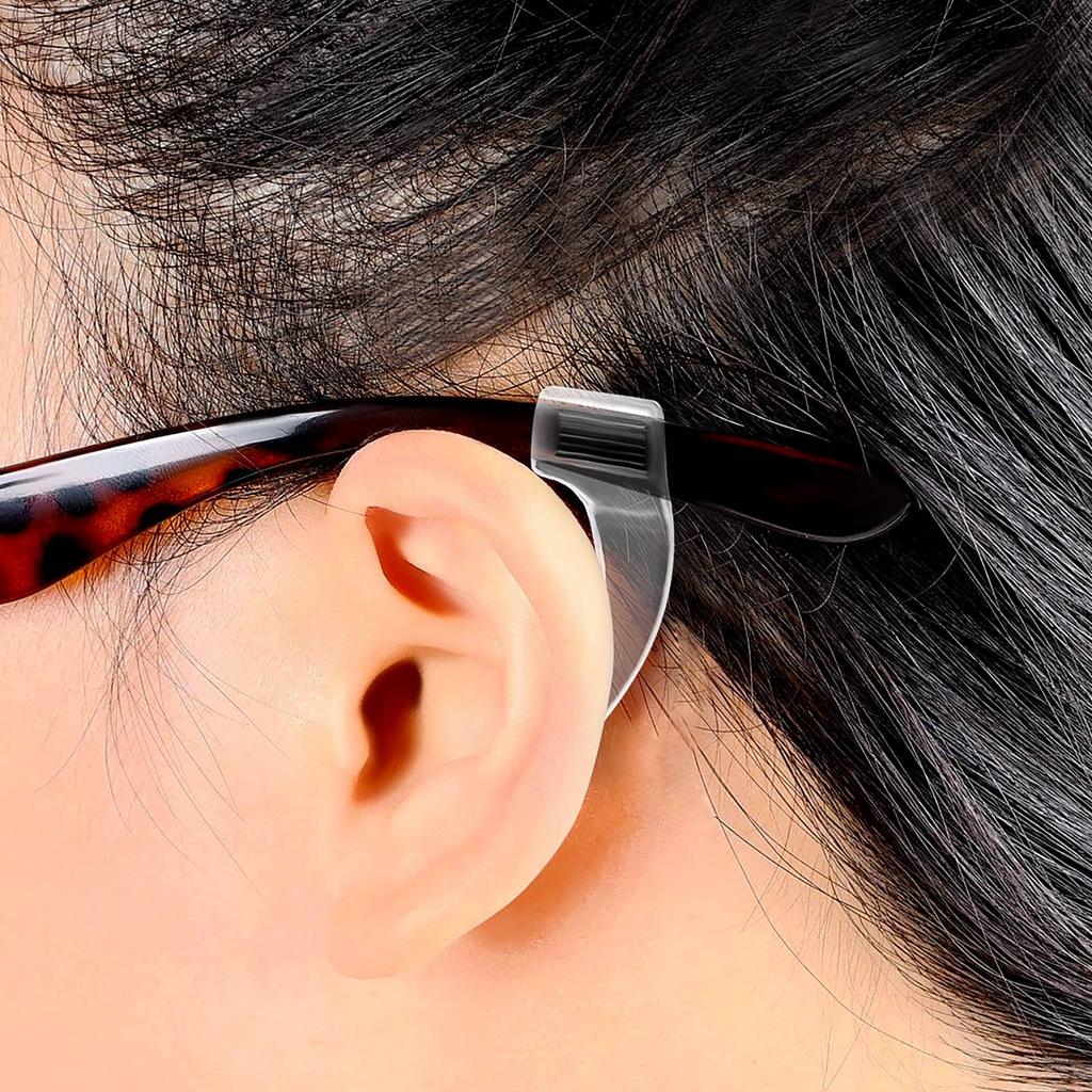 20 Pairs Non-slip Ear Hook Glasses Eyeglasses Temple Tips Grips Adjustable for Sunglasses Reading Glasses Eyewear Child Sleeve