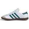 adidas Originals Гамбург Удобные Универсальные Низкие Скейт-Кеды Унисекс Кроссовки Бело-Зеленые JH8562