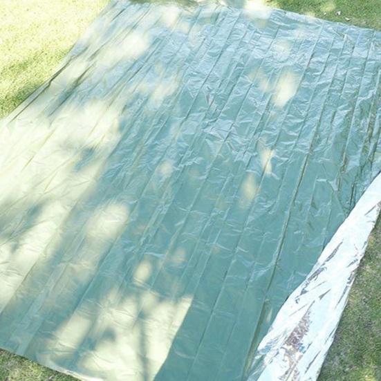 Одноразовая аварийная палатка, портативное термоодеяло, тепловой спальный мешок, палатка, уличное спасательное одеяло для оказания первой помощи, туристическое снаряжение