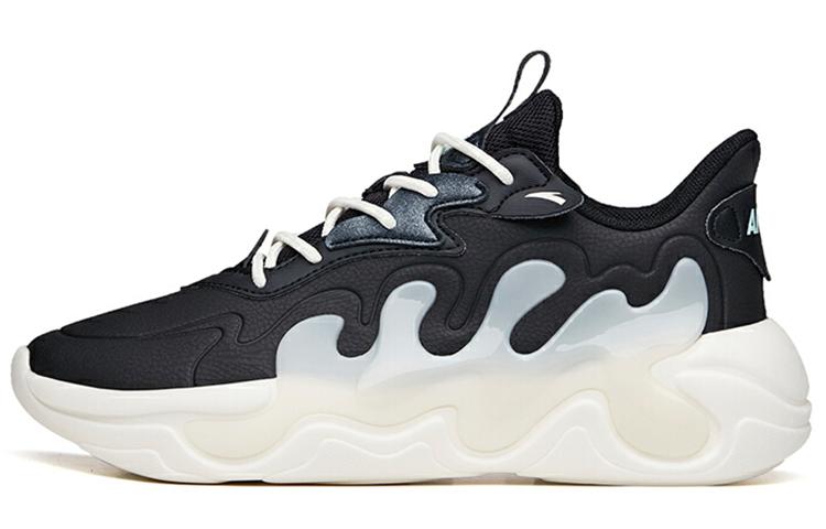 Women's Sneakers Anta Chao Bai 2.0 Cushioning Slip Resistant Coverage Low top Chunky Sneakers Women's Black