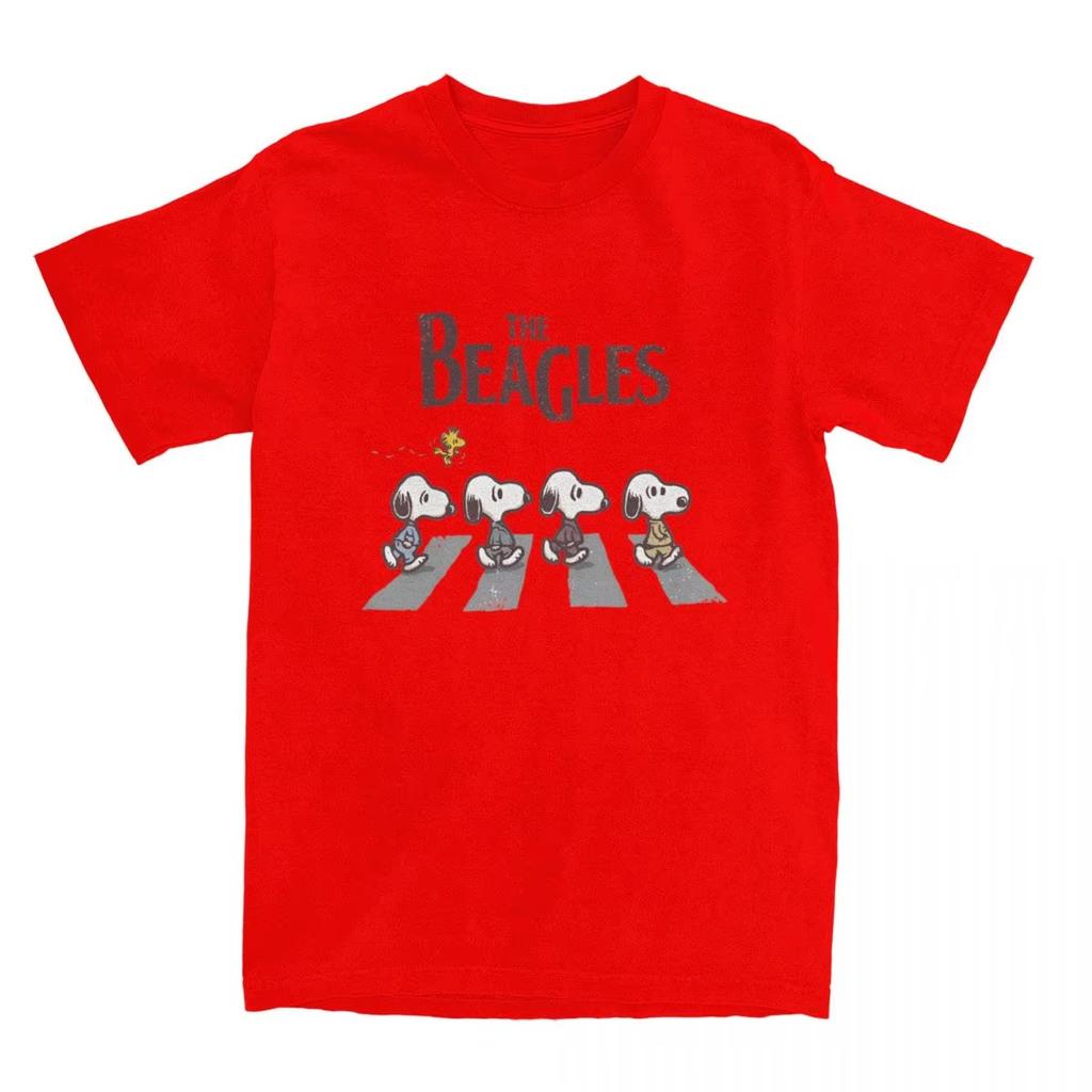 Summer Fashion Peanuts Snoopy The Beagles T Shirt Men Women Cotton Comic Woodstock Tee Shirt Birthday Present Tops