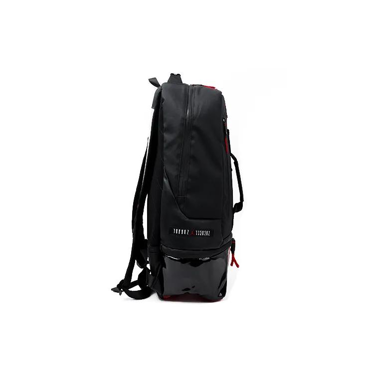 Jordan Fabric Basketball Bag Backpack Regular Unisex Bred Black Red / Red (Unisex) Backpacks DV1872 010