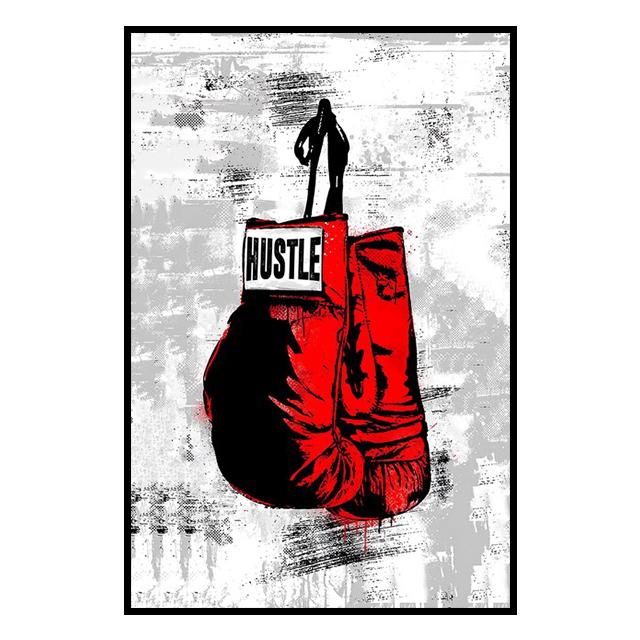 Граффити Боксерские Перчатки Украшение Фреска Спортивный Плакат Холст Картина Гостиная Стены Искусства Отпечатки для Современного Домашнего Декора Cuadros