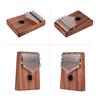 GECKO K17M 17-key Kalimba Thumb Piano Mbira Mahogany Solid Wood with Carry Bag Storage Case Tuning