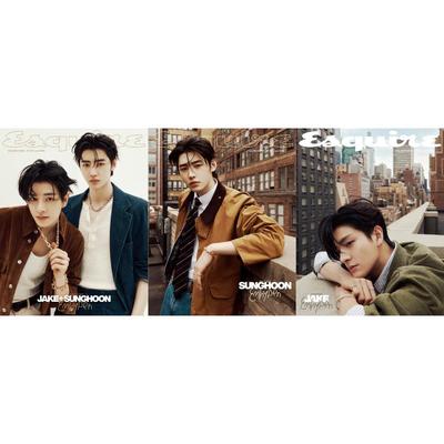 ESQUIRE Корея 2025 Июнь ENHYPEN JAKE & SUNGHOON K POP, KSTAR, KFASHION, KBeauty