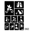 Drawing Temporary Girl Hand Art Paste New Body Stencil Template Hollow Henna Tattoo 40 Style