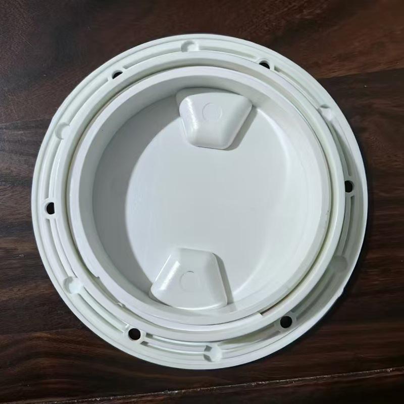 Крышки люков для палубы из морского АБС-пластика - 4, 6, 8 дюймов, белые инспекционные крышки для яхт и водяных баков