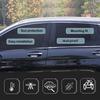 4PCS Car Window Shades With Zipper,Breathable Car Window Cover Baby Window Shades For Car,Camping Essentials Side Window Sun Shade For Privacy