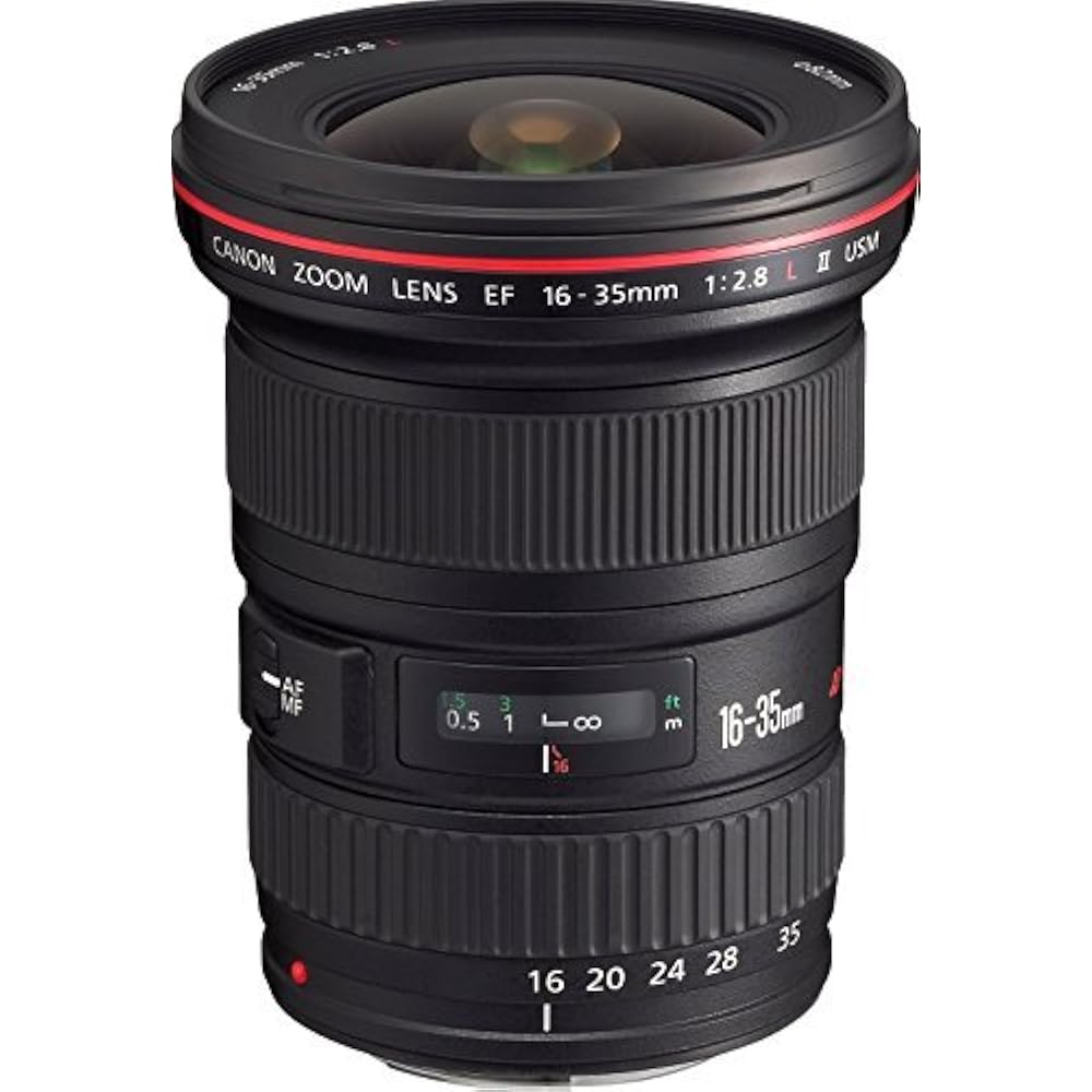 Широкоугольный зум-объектив Canon EF16-35mm F2.8L II USM, совместимый с полнокадровыми камерами