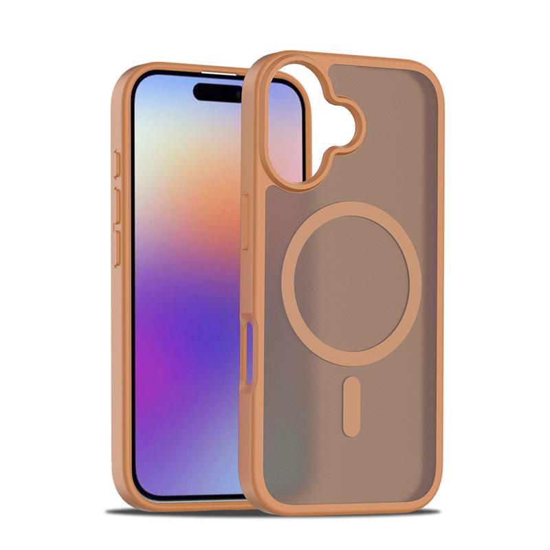Магнитный матовый чехол для iPhone 17, Совместим с моделями iPhone 13, 14, 15, 16, 17