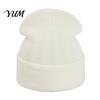 Outdoor Sports Winter Hat Unisex Solid Color Knit Beanies, Classic Slouchy Skull Cap for Winter, Knitted Casual Warm Headwear Men Women, Soft Thermal