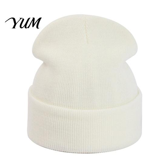 Outdoor Sports Winter Hat Unisex Solid Color Knit Beanies, Classic Slouchy Skull Cap for Winter, Knitted Casual Warm Headwear Men Women, Soft Thermal