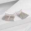 Персонализированные металлические серьги с бахромой, простые модные длинные серьги-гвоздики, элегантные легкие роскошные серьги для женщин