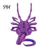 Sturdy Plastic Phone Dock 3D Printed Sci-Fi Horror Holder, Novelty Stable Smartphone Stand, Collectible Figurine Stand Compact Ornament for