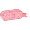 Trousse Double - SAFTA - Moos Passion - Tissu Recyclable - Confortable - Pour Enfants Scolaires