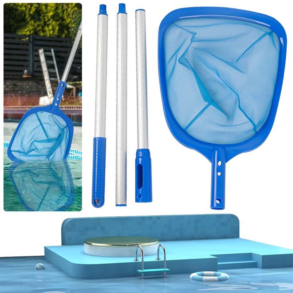 Durable Mesh Pool Cleaning Nets Lightweight Telescopic Pond Net Leaf Catcher Net Bag Fish Pond