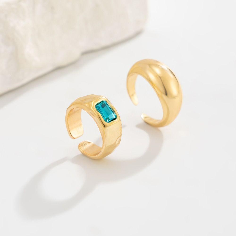 Round Foot Ring Set Metal Toe Rings Personality Women Foot Ring Women