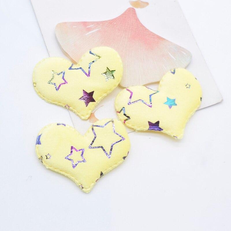 24 шт. 55*42 мм, плюшевые бронзовые узоры, аппликации в форме сердца для одежды, шляпа, нашивки для шитья, головные уборы «сделай сам», заколки для волос, аксессуары с бантом