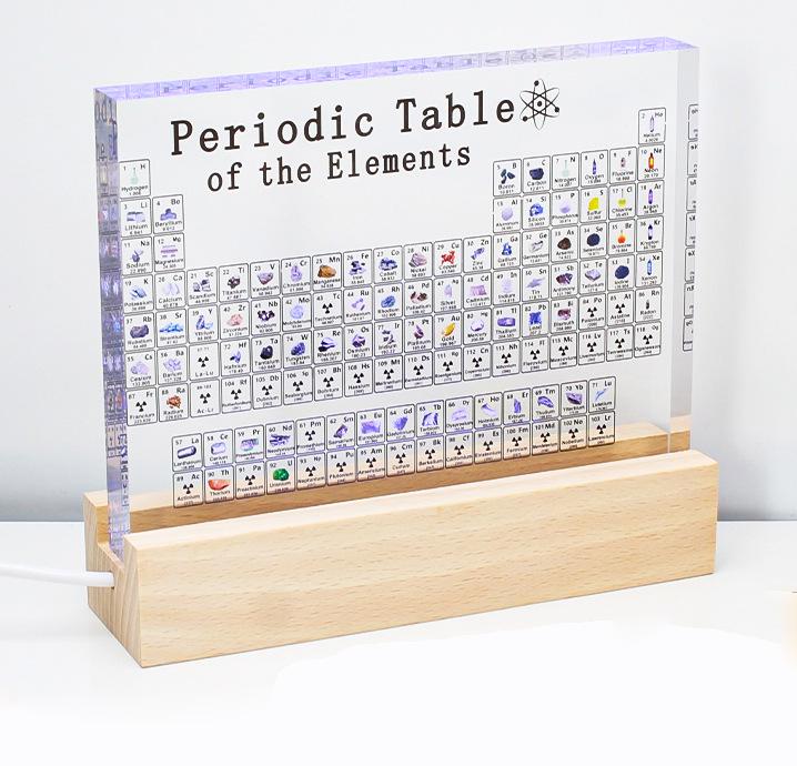3D Periodic Table Model: Chemistry Teacher's Creative Desktop Ornament & Junior High School Educational Gift.