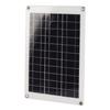 20W Polycrystalline Solar Panel Kit Flexible Photovoltaic Charging Panel with Dual USB Interface