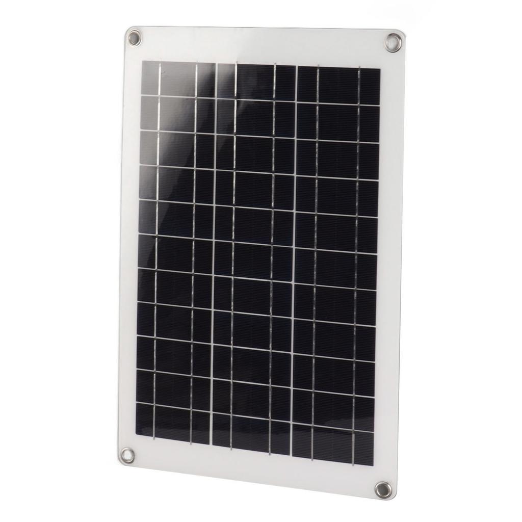 20W Polycrystalline Solar Panel Kit Flexible Photovoltaic Charging Panel with Dual USB Interface