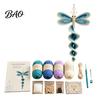 Decorative Spiral Wind Hangings Crochet Hanging Kit, DIY Garden Animal Craft Gifts for Adults Ornament Making Kit Adults, Handmade Door Decoration
