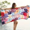 Microfiber Beach Towel Digital Printing Quick-Drying Double-Sided Velvet Class A Large Bath Towel Plus Towel