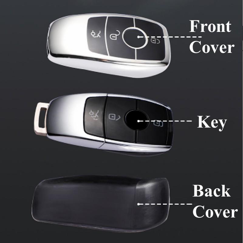 Чехол для дистанционного ключа из ТПУ для Mercedes Benz ACESG Class GLC CLE CLA W177 W205 W213 W222 X167 AMG, защитный держатель