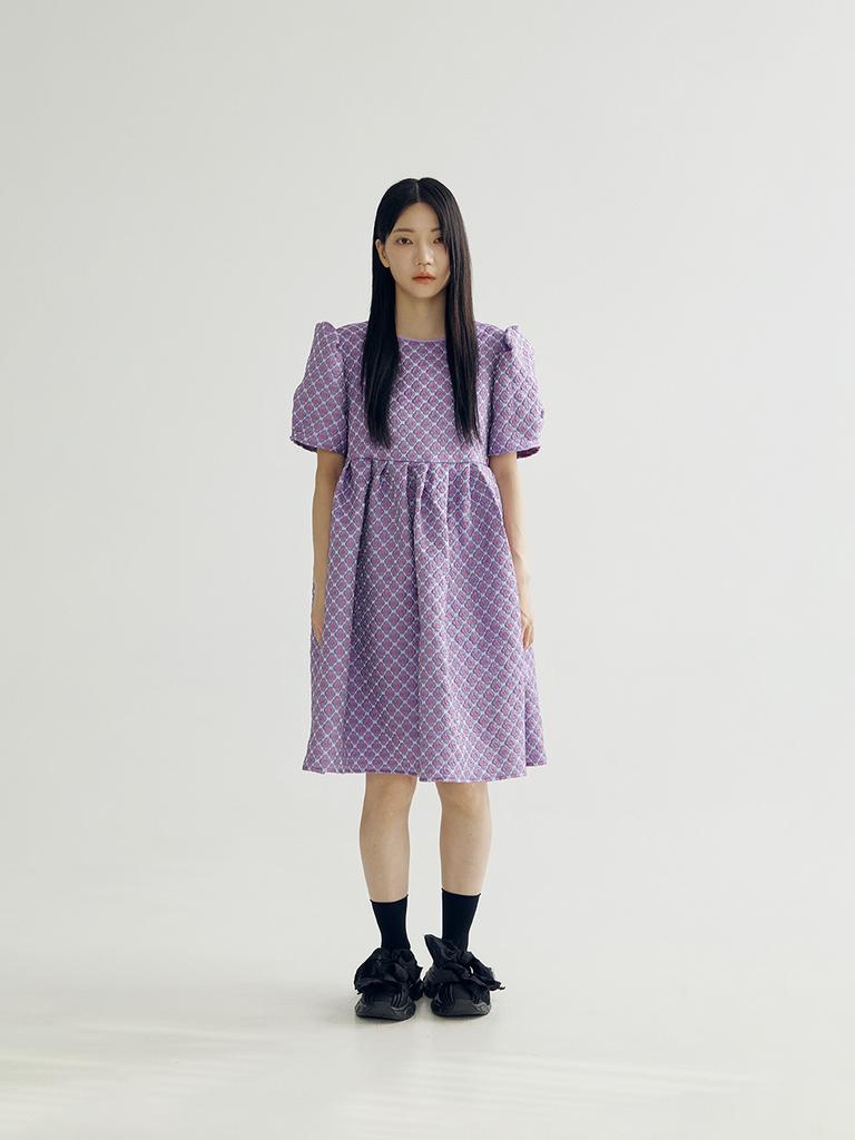 BOMNAL BOUTIQUE Twinkle Midi Dress _ Violet