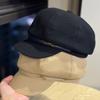 Новая британская ретро-стильная осенне-зимняя утолщенная шерстяная восьмиугольная шляпа, женский персонализированный берет, модная кепка газетчика, шляпа художника