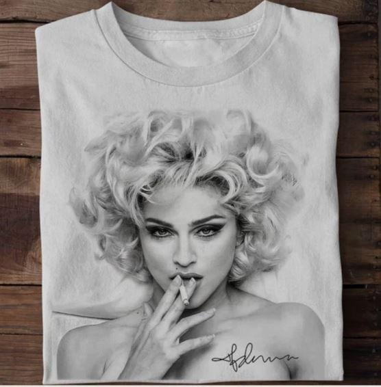New Collection Madonna Singer Gift For Fan White S-2345XL T-shirt