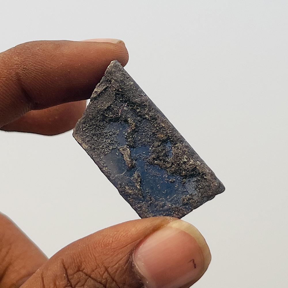 Certified 103.30 Ct Natural Blue Sapphire Rough Uncut Energy Spiritual Stone