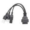 20263 IN 1 for Yamaha 3pin 4pin and Honda 6pin OBD2 16PIN Motorcycle Diagnostic Connector Cable Adapter OBD 2 Motor Extension Code Readers 4