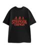 Мужская футболка с коротким рукавом и логотипом Stranger Things Черные велосипеды
