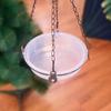 §Bird Feed Bowl Transparent Circular Bird Feeder Imple Bird Comfortable Supplies Eating Environment And Fashionable Provide