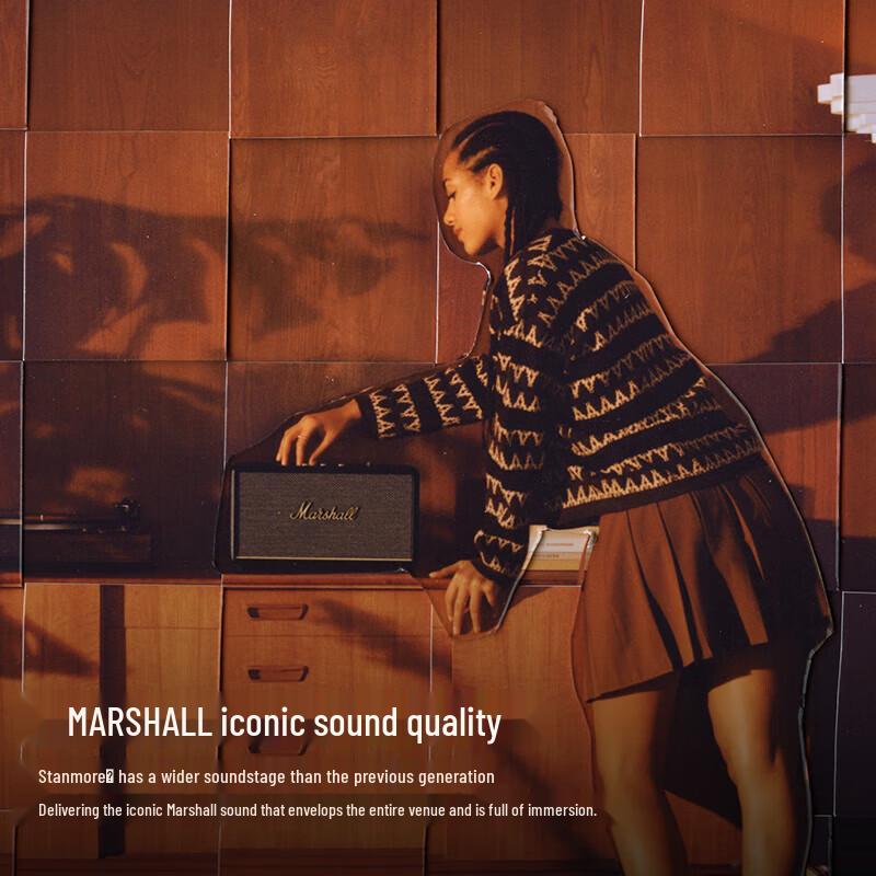 Marshall Беспроводная Bluetooth-колонка Stanmore III, штекер CN (адаптер в комплекте)