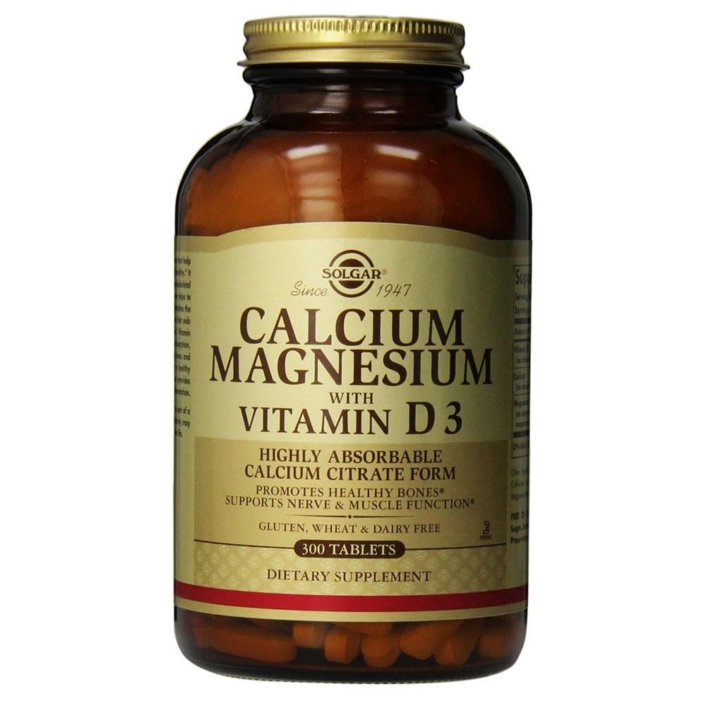 Solgar Calcium Magnesium Vitamin D3 Tablets 300 Tablets 1 pcs