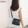 New Shoulder Bags for Women Embroidery Heart Crossbody Purse Female Leather Handbag