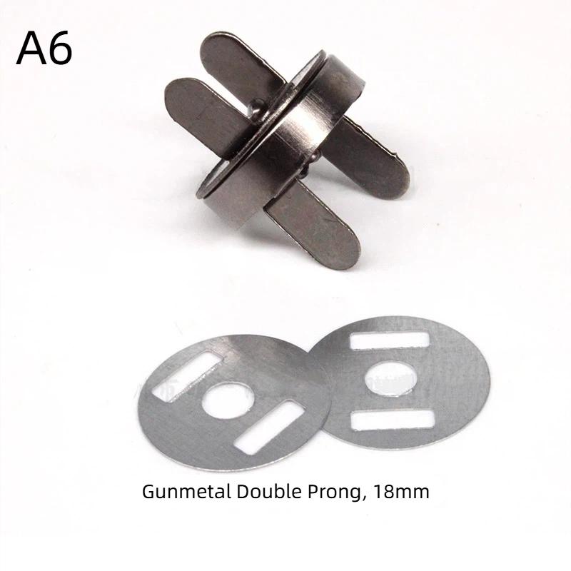 Magnetic Snap Fasteners Clasps 1 Set 14/18MM Easy to Use Buttons for DIY Handbag Purse Keychain Craft Accessories