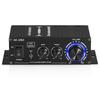 Small Mini Stereo Amplifier for Digital Power Amplifier 40W X 2 with Treble and Bass Control Home/Car (AK-280)