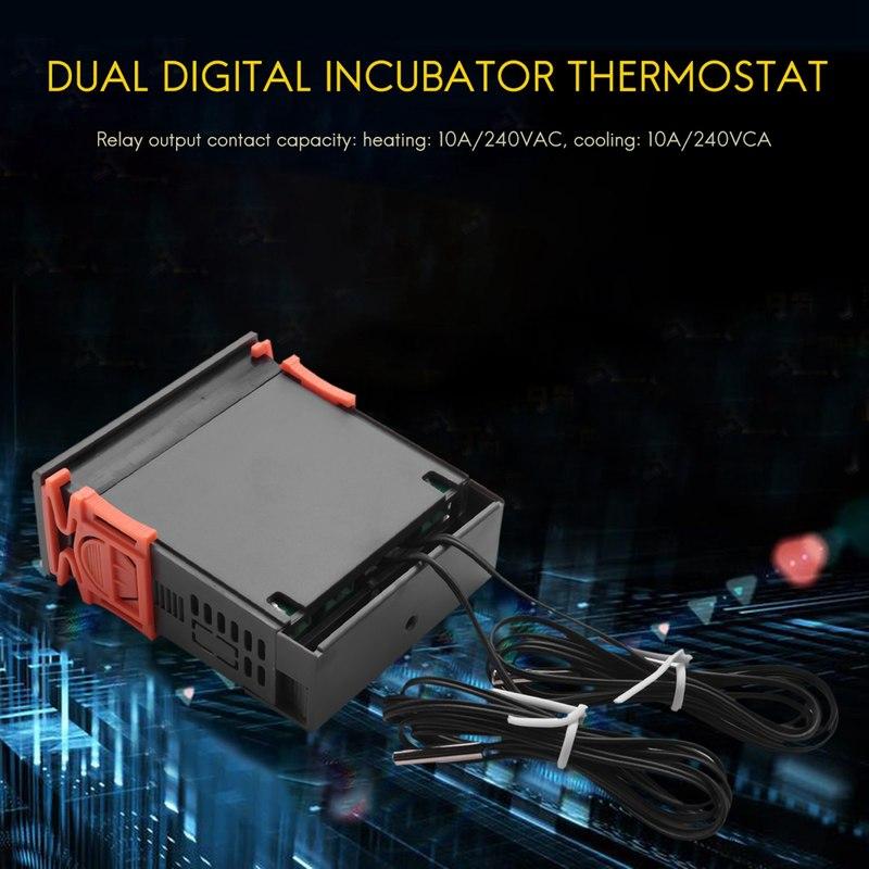 Trending STC-3008 Dual Digital Incubator Thermostat Display Temperature Controller 12V