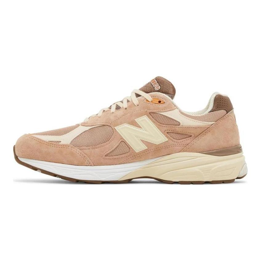 New Balance 990v3 Сделано в США Размер? Эксклюзивные кроссовки кремового цвета с оранжевыми вставками M990SZ3