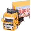 1/48 Transport Car Toy, Retractable Pedagogical Simulation Alloy, Plastic Carrier, Container Truck Model for Boys and Girls, Gifts