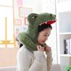 Хэллоуин динозавр шляпа подушка для шеи U-образная подушка, мультяшный головной убор, реквизит для фото, реквизит для фотостудии