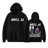 Худи с графическим принтом рэпера Anuel AA Real Hasta La Muerte 2026 для мужчин и женщин, модный пуловер в стиле хип-хоп Харадзюку, с длинным рукавом, толстовка, топы