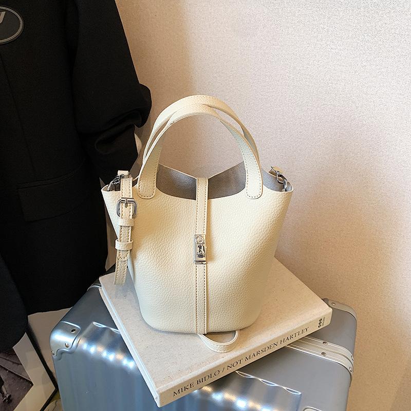 Винтажная маленькая сумка Maillard 2025 новая повседневная универсальная женская сумка-мессенджер изысканная ручная сумка-ведро для мамы