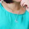 925 Silver Horse Pendants Necklaces Loving Design Cute Animal Pony Necklace Movie Jewelry Party Accessories Gifts